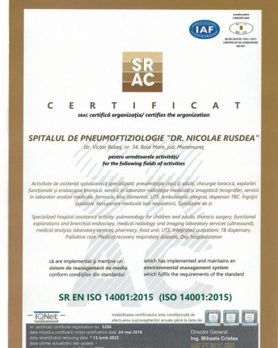 Certificare ISO 14001:2015