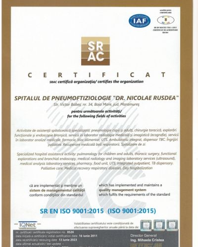 Certificare ISO 9001:2015